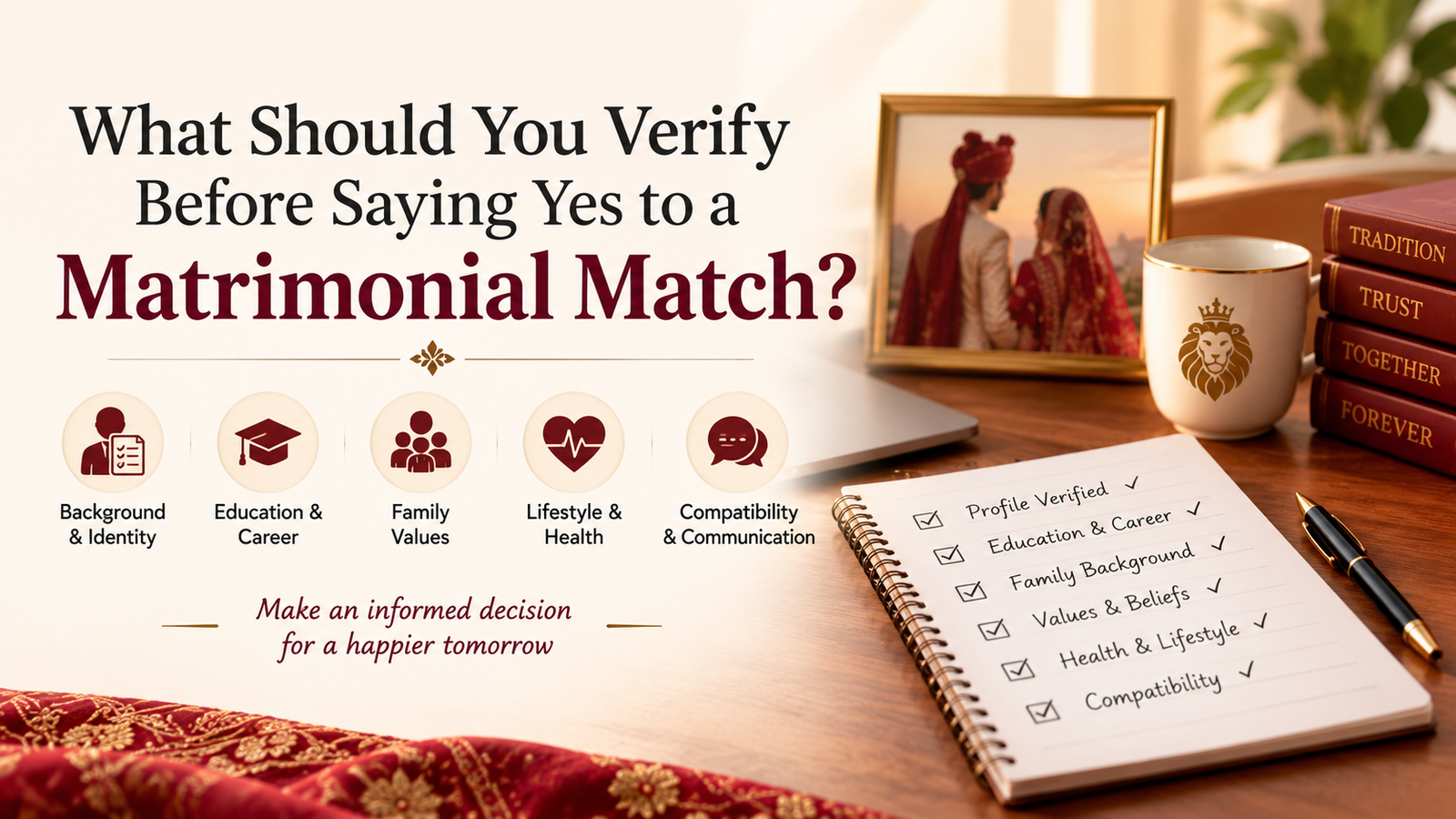 What Should You Verify Before Saying Yes to a Matrimonial Match?